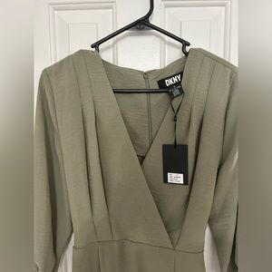 Perfect army green spring dress